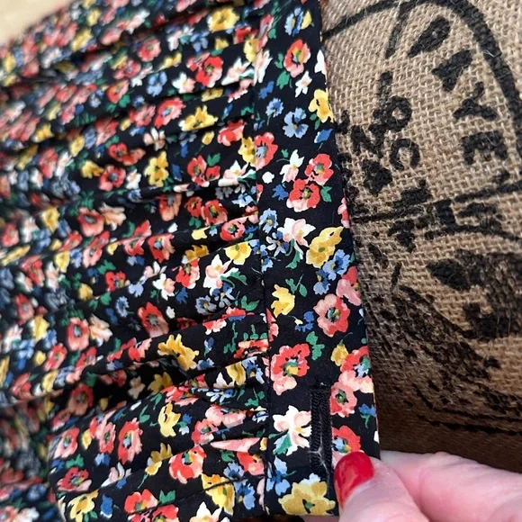 Tricot Comme Des Garcons vintage maxi print skirt in cotton
